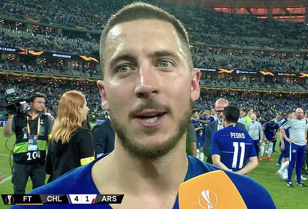 Hazard xác nhận chia tay Chelsea sau khi vô địch Europa League
